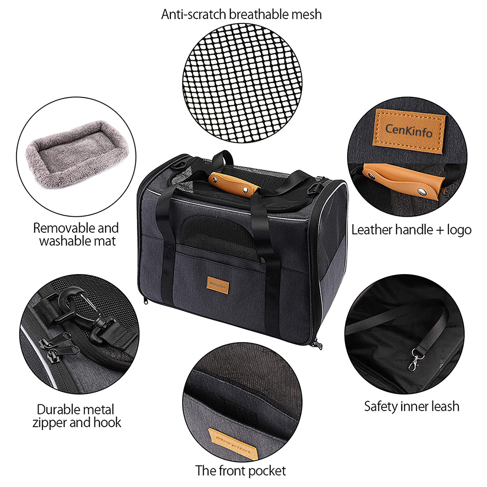 Transportín para gatos, suave, portátil, bolsa para perros, mochila para mascotas, mochila de viaje para perros, bolsa de transporte para mascotas